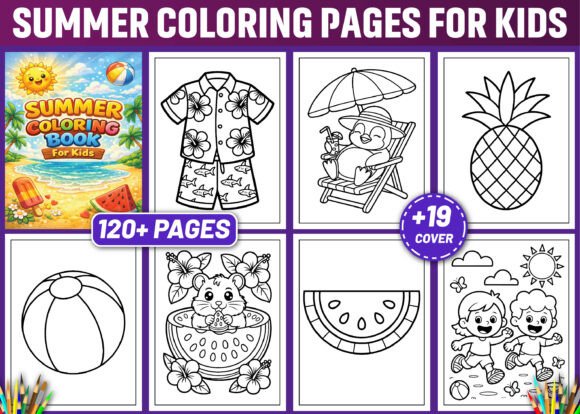 120 Summer Coloring Pages for Kids-KDP: A Complete Guide for Buyers and Creators