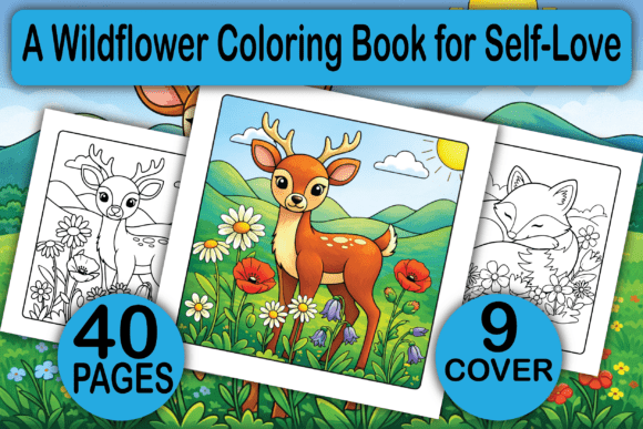 A Wildflower Coloring Book for Self-Love: Real Ways It Can Quiet the Noise and Bring You Back to You