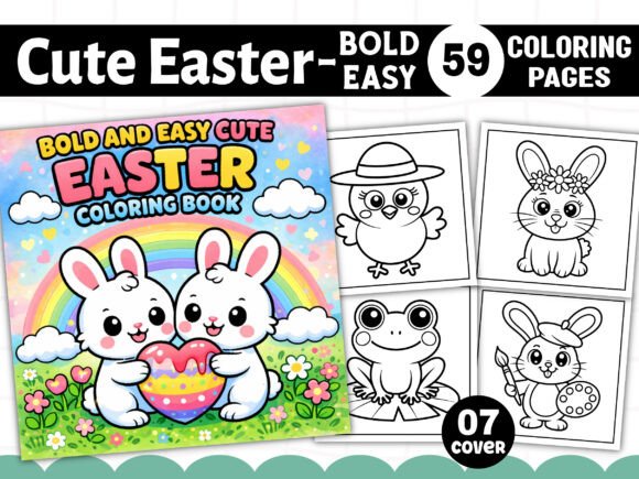 Cute Easter Coloring Pages for Kids: Build a Profitable, High-Quality KDP Interior That Sells