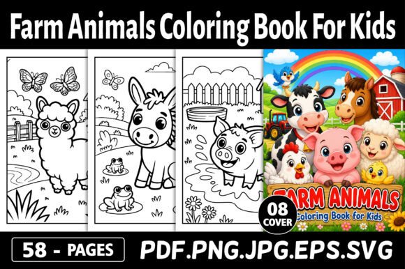 Farm Animals Coloring Pages for Kids: A Practical Guide for Your KDP Interior