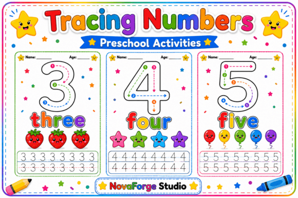 Preschool Numbers 3-4-5 Worksheets: A Strategic Tool for Early Math Foundations