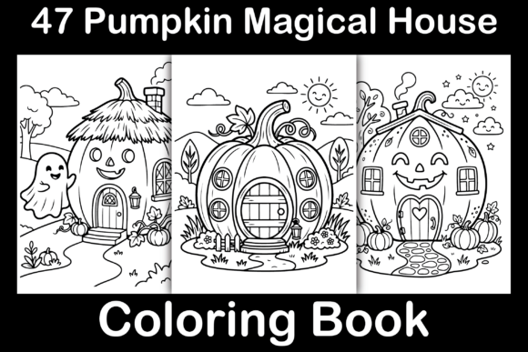Pumpkin Magical House Coloring Book: A Practical Guide for KDP Creators and Designers