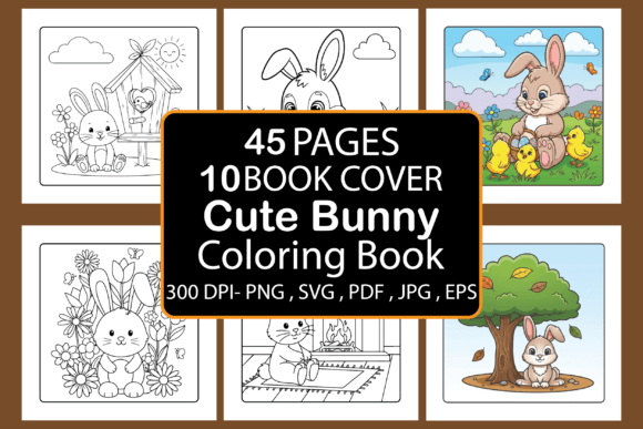 The Cute Bunny Coloring Book: A Smart Tool for Relaxation, Creativity, and Business