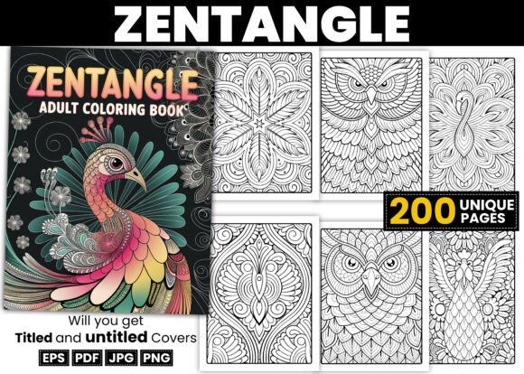 Zentangle Coloring Pages for Adult: A Creative Path to Relaxation and Self-Expression
